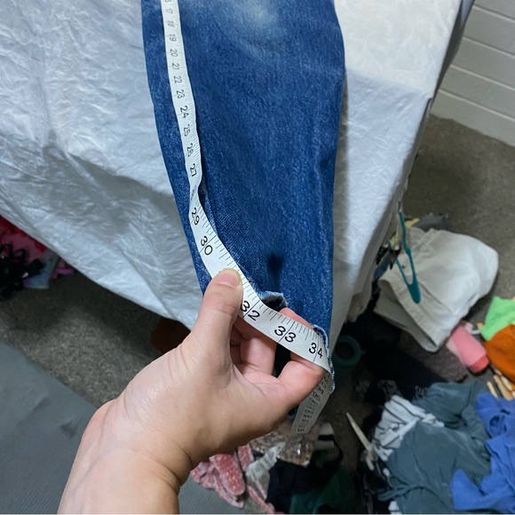 Vintage Workwear Rustler Jeans Authentic Faded Straight Leg Men’s 32 x 32 Worn - Picture 4 of 11